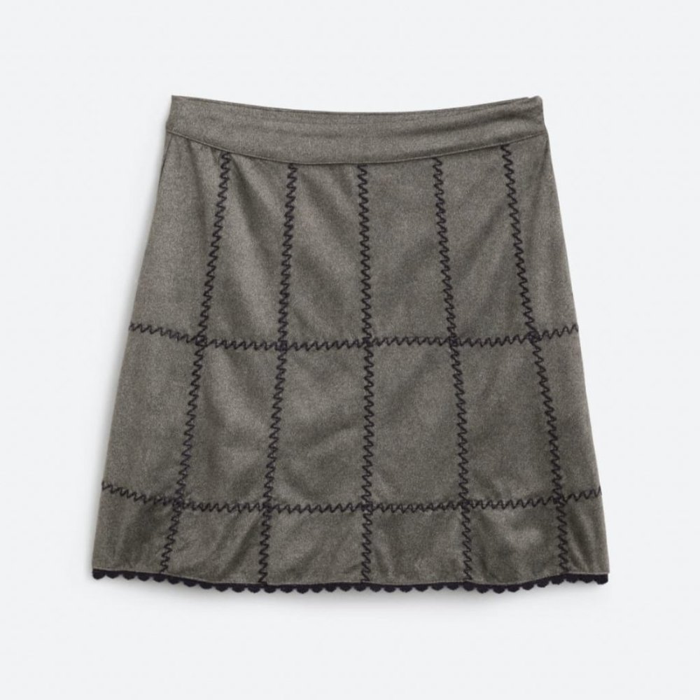 Skies are Blue Brenley Faux Suede Skirt